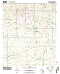 Fortified Peak 1996 topographic map thumbnail
