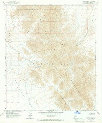 Fortuna Mine 1965 topographic map thumbnail
