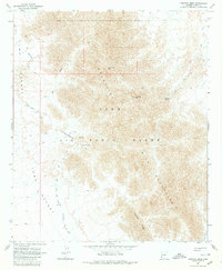 Fortuna Mine 1965 topographic map thumbnail