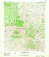 Four Peaks 1964 topographic map thumbnail