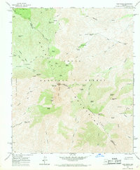 Four Peaks 1964 topographic map thumbnail