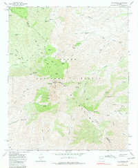 Four Peaks 1964 topographic map thumbnail