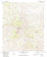 Four Peaks 1964 topographic map thumbnail