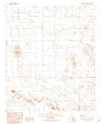 Fourth of July Butte 1989 topographic map thumbnail