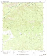 Freezeout Mountain 1967 topographic map thumbnail