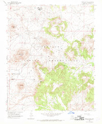 French Butte 1967 topographic map thumbnail