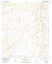 Fresno Wash 1979 topographic map thumbnail
