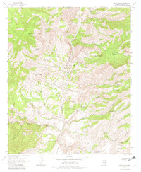 Fritz Canyon 1967 topographic map thumbnail