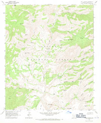 Fritz Canyon 1967 topographic map thumbnail