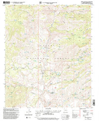 Fritz Canyon 1997 topographic map thumbnail