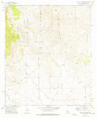 Galleta Flat West 1973 topographic map thumbnail