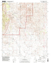 Galleta Flat West 1996 topographic map thumbnail