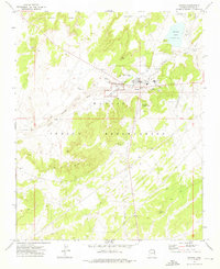Ganado 1973 topographic map thumbnail