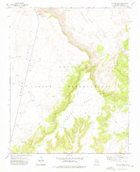 Ganado Mesa 1972 topographic map thumbnail