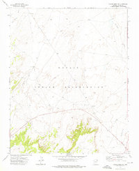 Ganado Mesa SW 1972 topographic map thumbnail