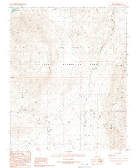 Garnet Mountain NW 1989 topographic map thumbnail