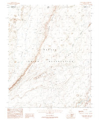 Garnet Ridge 1988 topographic map thumbnail