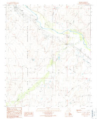 Geronimo 1989 topographic map thumbnail