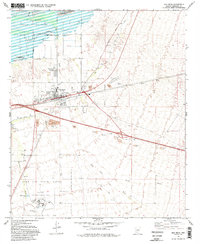 Gila Bend 1973 topographic map thumbnail