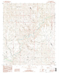 Gila Box 1985 topographic map thumbnail