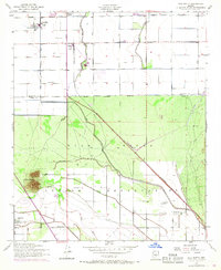 Gila Butte 1952 topographic map thumbnail