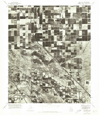 Gila Butte 1971 topographic map thumbnail