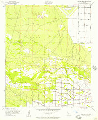 Gila Butte NW 1952 topographic map thumbnail