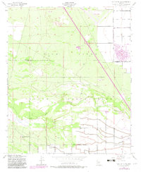 Gila Butte NW 1952 topographic map thumbnail