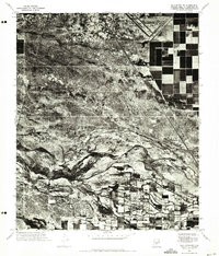 Gila Butte NW 1971 topographic map thumbnail