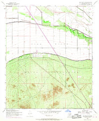 Gila Butte SE 1952 topographic map thumbnail
