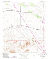 Gila Butte SE 1952 topographic map thumbnail