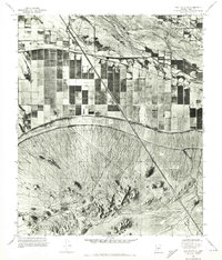 Gila Butte SE 1971 topographic map thumbnail