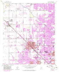 Glendale 1957 topographic map thumbnail
