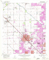 Glendale 1957 topographic map thumbnail