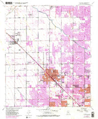 Glendale 1957 topographic map thumbnail