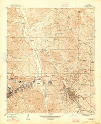 Globe 1945 topographic map preview