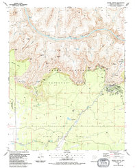 Grand Canyon 1988 topographic map thumbnail