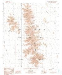 Granite Mountains North 1990 topographic map thumbnail