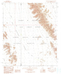 Granite Mountains South 1990 topographic map thumbnail