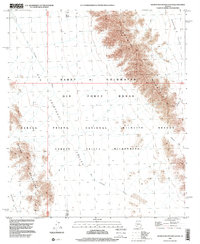 Granite Mountains South 1996 topographic map thumbnail