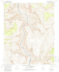 Granite Park 1967 topographic map thumbnail