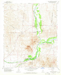 Granite Reef Dam 1964 topographic map thumbnail