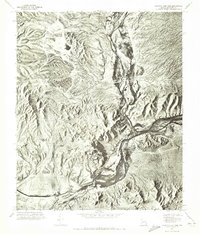 Granite Reef Dam 1971 topographic map thumbnail