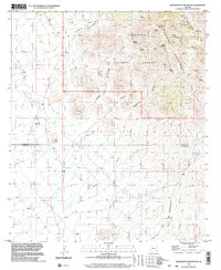 Greasewood Mountain 1996 topographic map thumbnail