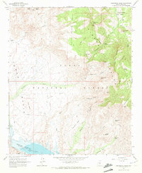 Greenback Creek 1964 topographic map thumbnail