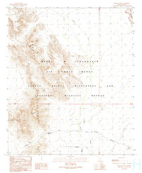 Growler Peak 1990 topographic map thumbnail