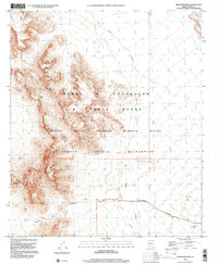 Growler Peak 1996 topographic map thumbnail