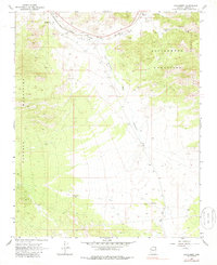Hackberry 1968 topographic map preview