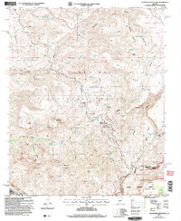 Hackberry Mountain 2004 topographic map thumbnail