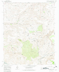 Hackberry Mtn. topographic map thumbnail
